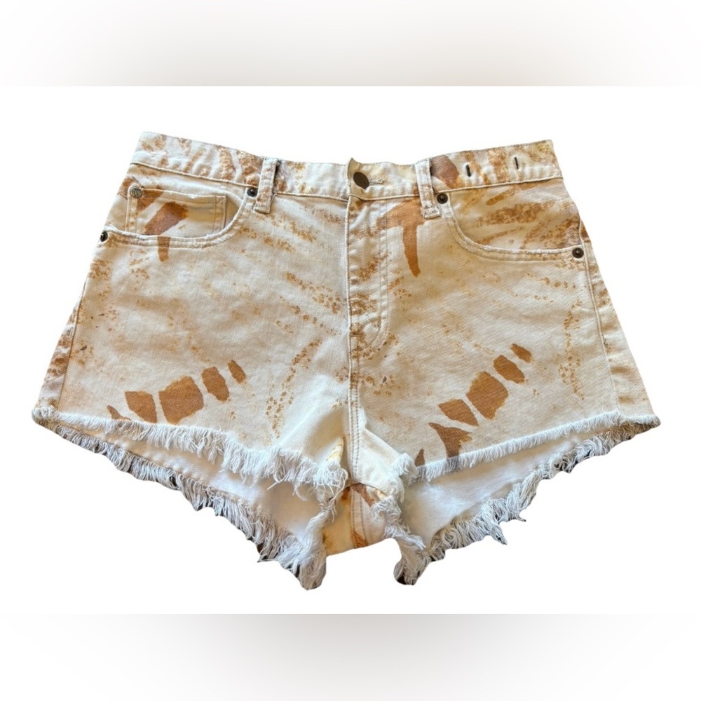 DENIM & SUPPLY Ralph Lauren Jean Shorts Women's 30 Zebra Vintage Cut Off Booty